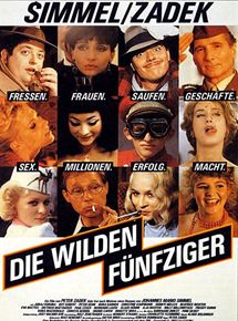 Affiche du film Die wilden Fünfziger (1983) de Peter Zadek. Voir Die wilden Fünfziger en streaming / torrent sur meilleurs-films.fr