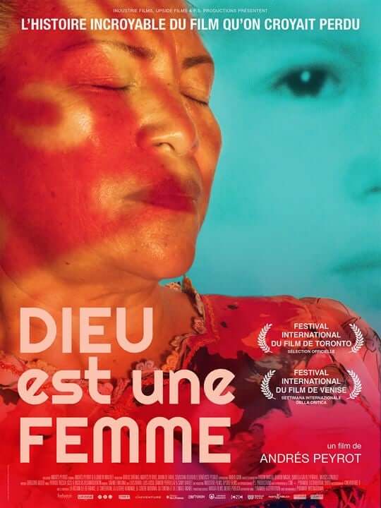 Affiche du film Dieu est une femme (2023) de Andrés Peyrot. Voir Dieu est une femme en streaming / torrent sur meilleurs-films.fr
