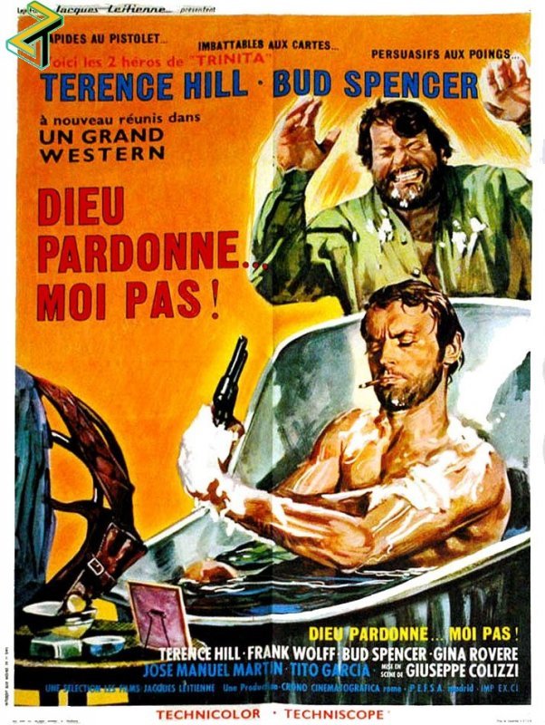 Affiche du film Dieu pardonne, moi pas (1967) de Giuseppe Colizzi. Voir Dieu pardonne, moi pas en streaming / torrent sur meilleurs-films.fr