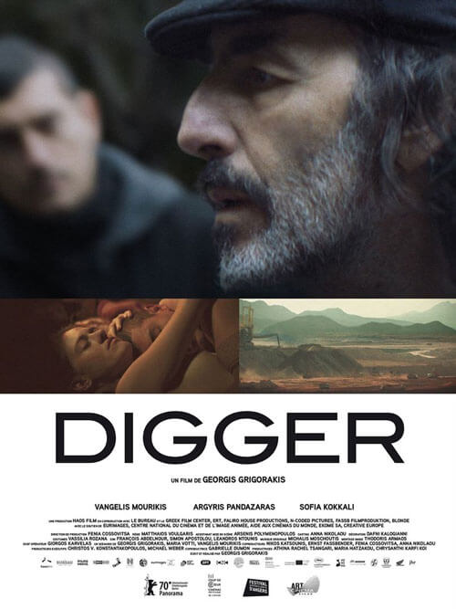 Affiche du film Digger (2021) de Georgis Grigorakis. Voir Digger en streaming / torrent sur meilleurs-films.fr