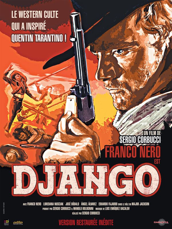 Affiche du film Django (1966) de Sergio Corbucci Affiche du film Django (1966) de Sergio Corbucci. Voir Django en streaming / torrent sur meilleurs-films.fr