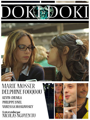 Affiche du court métrage Doki Doki (2012) de Nicolas Nguyen-Tu. Voir Doki Doki en streaming / torrent sur meilleurs-films.fr