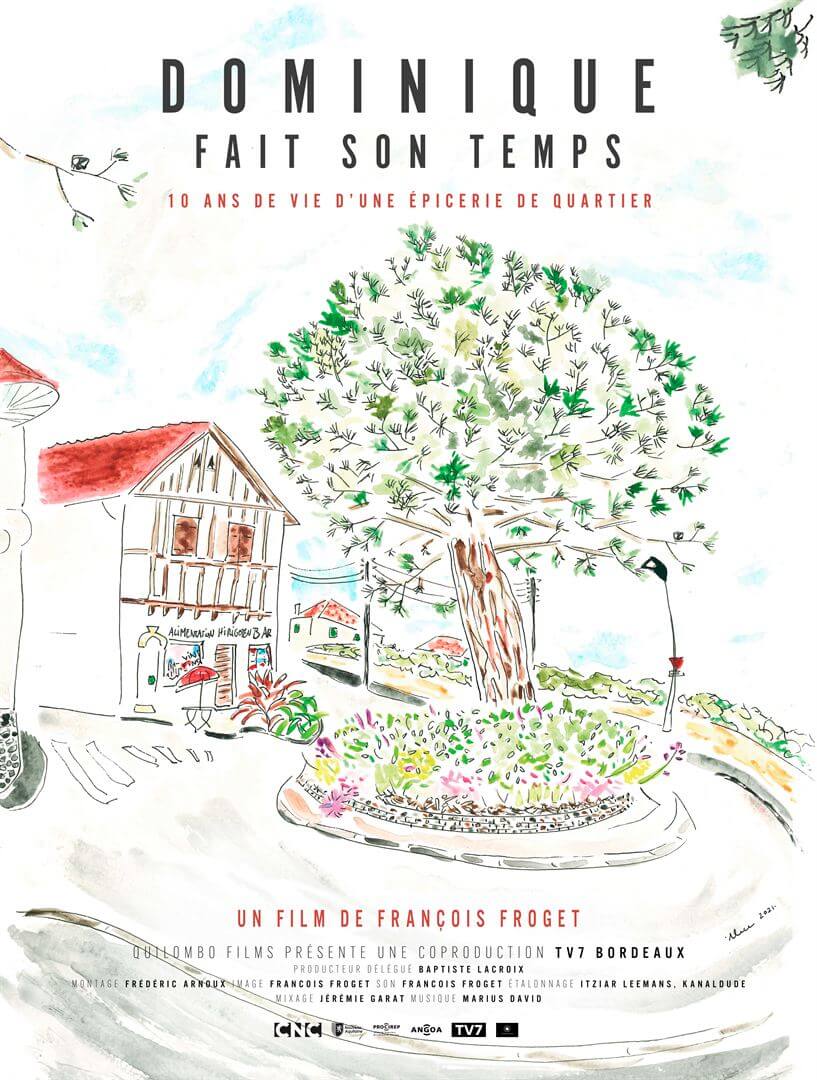 Affiche du film Dominique fait son temps (2023) de François Froget. Voir Dominique fait son temps en streaming / torrent sur meilleurs-films.fr