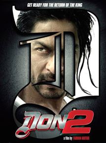 Affiche du film Don 2 (2011) de Farhan Akhtar. Voir Don 2 en streaming / torrent sur meilleurs-films.fr
