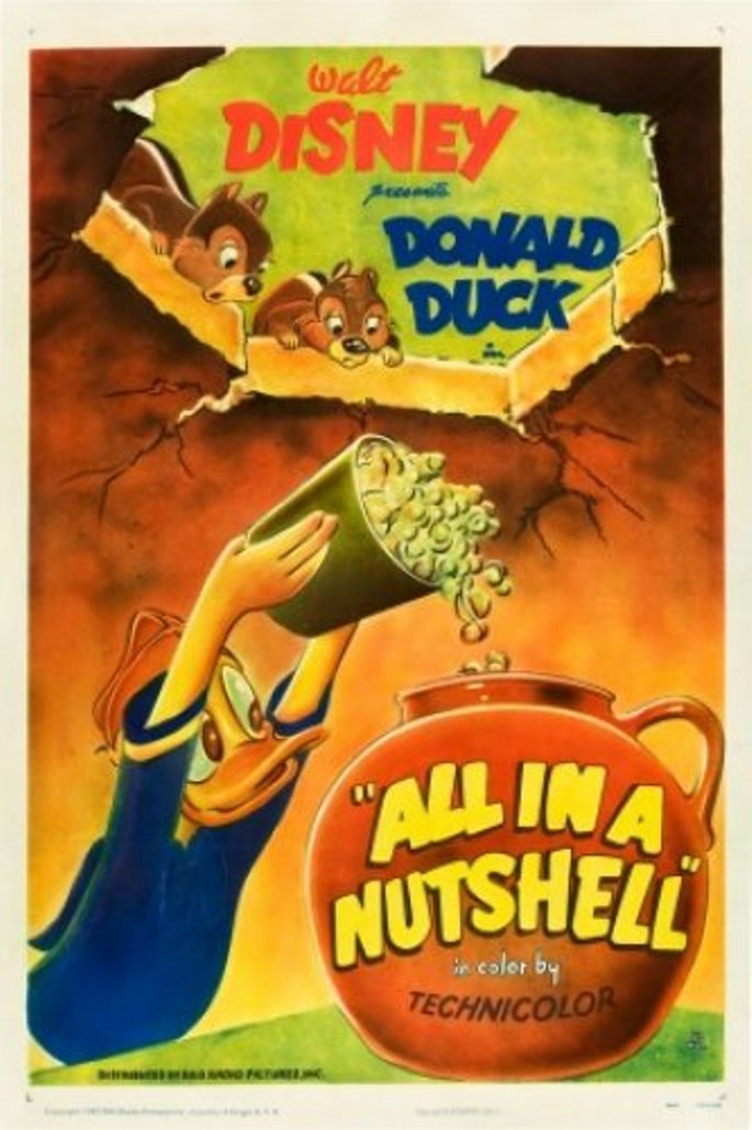Affiche du court métrage Donald fait son beurre (1949) de Bill Berg. Voir Donald fait son beurre en streaming / torrent sur meilleurs-films.fr