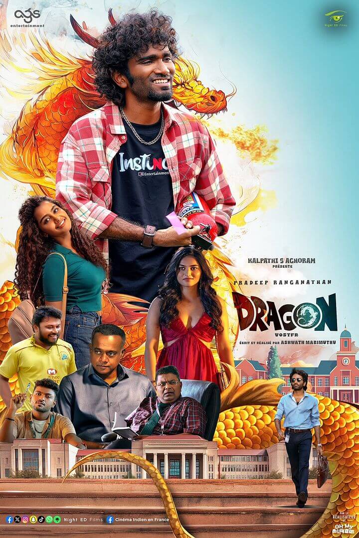 Affiche du film Dragon (2025) de . Voir Dragon en streaming / torrent sur meilleurs-films.fr