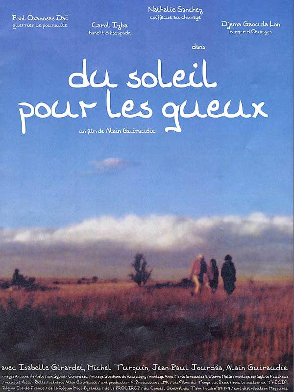 Affiche du court métrage Du soleil pour les gueux (2000) de Alain Guiraudie. Voir Du soleil pour les gueux en streaming / torrent sur meilleurs-films.fr