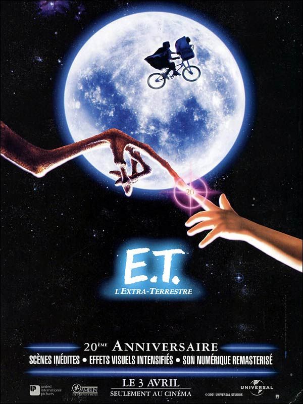 Affiche du film E.T. l’extra-terrestre (1982) de Steven Spielberg Affiche du film E.T. l’extra-terrestre (1982) de Steven Spielberg. Voir E.T. l’extra-terrestre en streaming / torrent sur meilleurs-films.fr