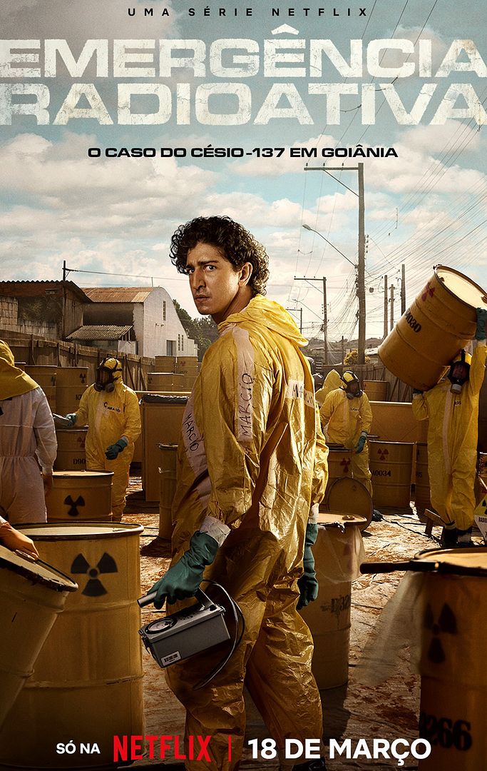 Affiche de la série Emergência Radioativa (2026) de Gustavo Lipsztein. Voir Emergência Radioativa en streaming / torrent sur meilleurs-films.fr