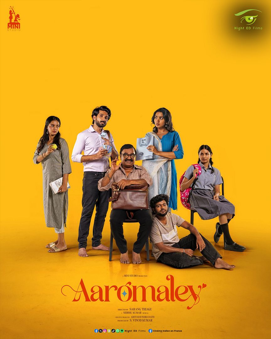 Affiche du film Aaromaley (2025) de Sarang Thiagu