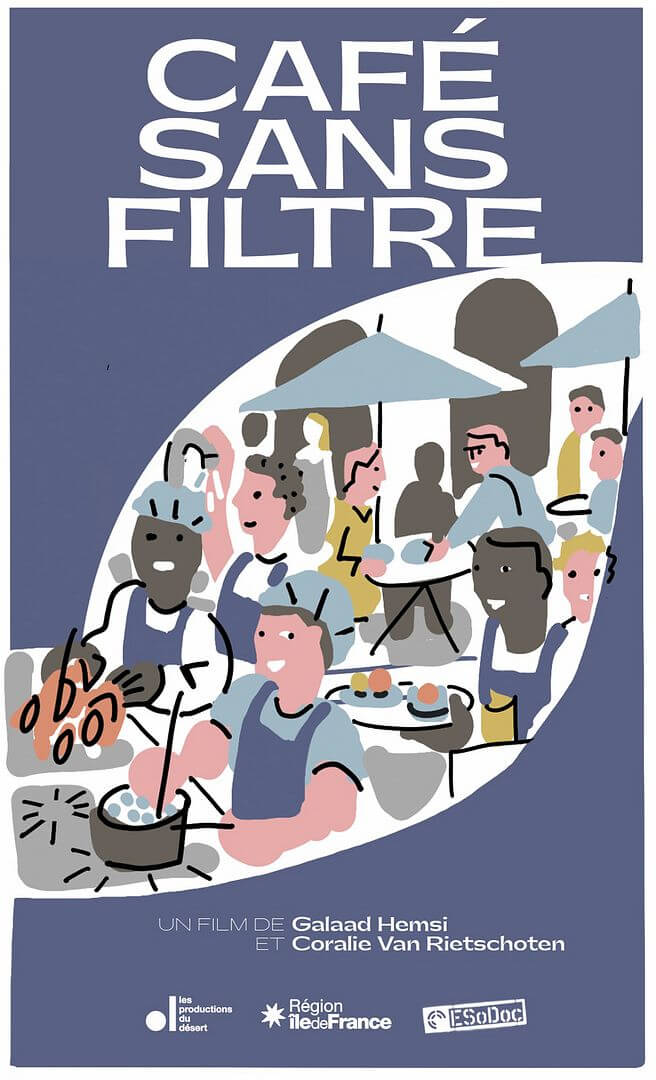 Affiche du film Café sans filtre (2025) de Galaad Hemsi