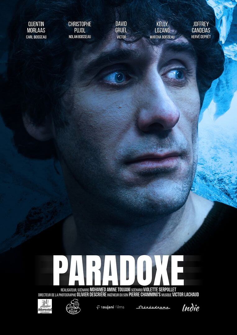 Affiche du court métrage Paradoxe (2025) de Mohamed Amine Toujani. Voir Paradoxe en streaming / torrent sur meilleurs-films.fr
