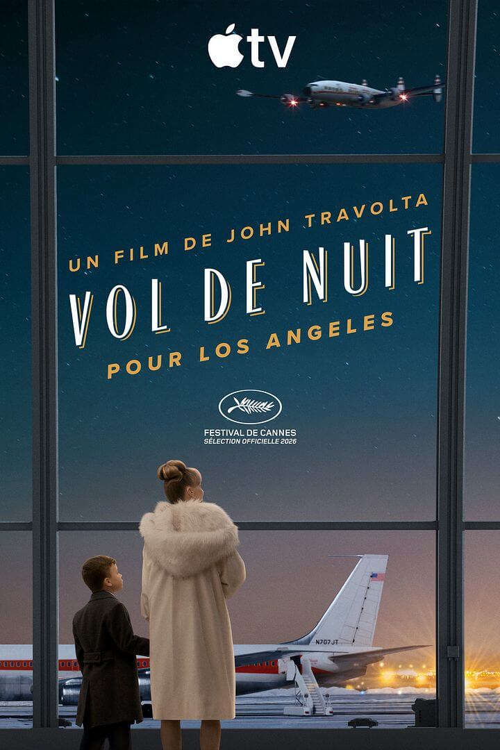 Affiche du film Vol de Nuit pour Los Angeles (2026) de John Travolta
