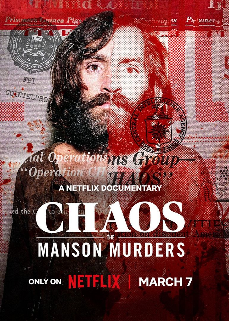 Affiche du film Chaos : Les meurtres de la famille Manson (2025) de Errol Morris. Voir Chaos : Les meurtres de la famille Manson en streaming / torrent sur meilleurs-films.fr