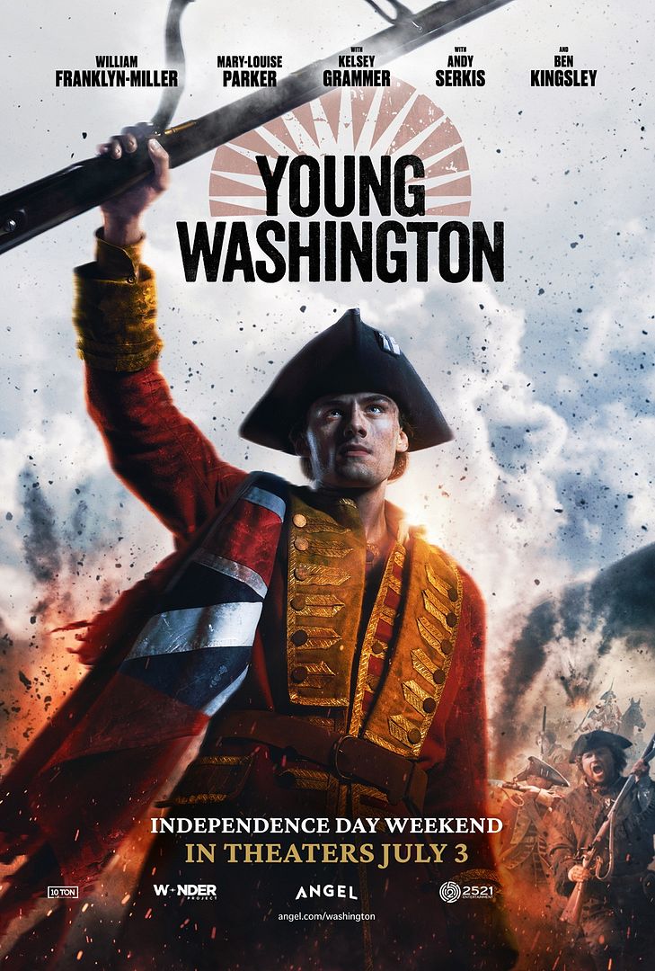Affiche du film Young Washington (2026) de Jon Erwin. Voir Young Washington en streaming / torrent sur meilleurs-films.fr