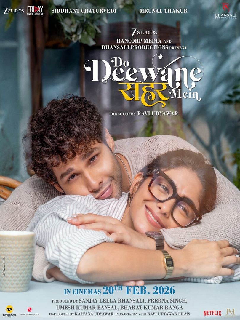 Affiche du film Do Deewane Seher Mein (2026) de Ravi Udyawar