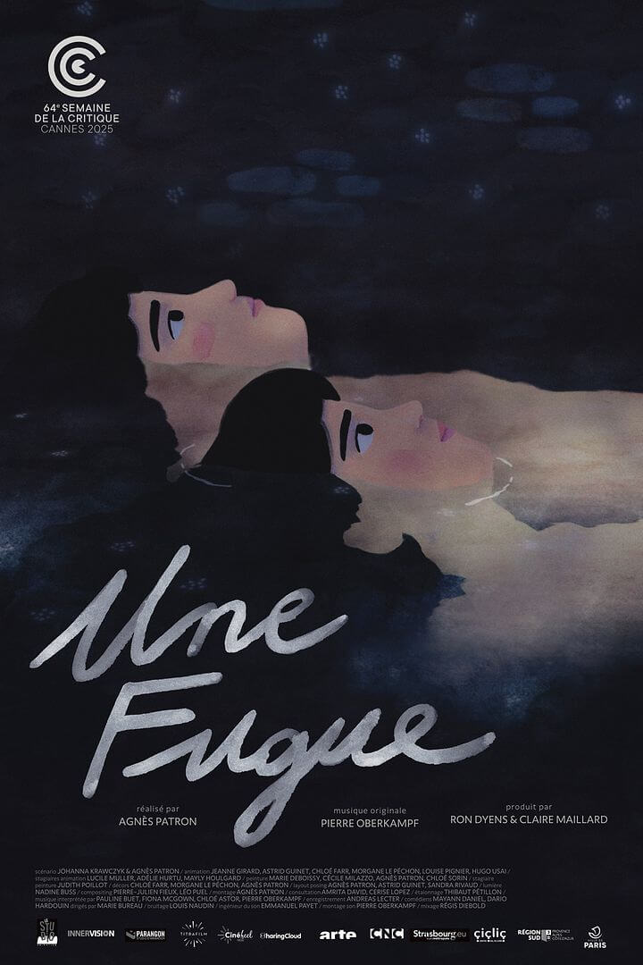 Affiche du court métrage Une fugue (2025) de Agnès Patron. Voir Une fugue en streaming / torrent sur meilleurs-films.fr