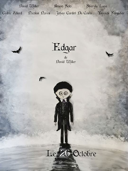Affiche du court métrage Edgar (2022) de David Willer. Voir Edgar en streaming / torrent sur meilleurs-films.fr