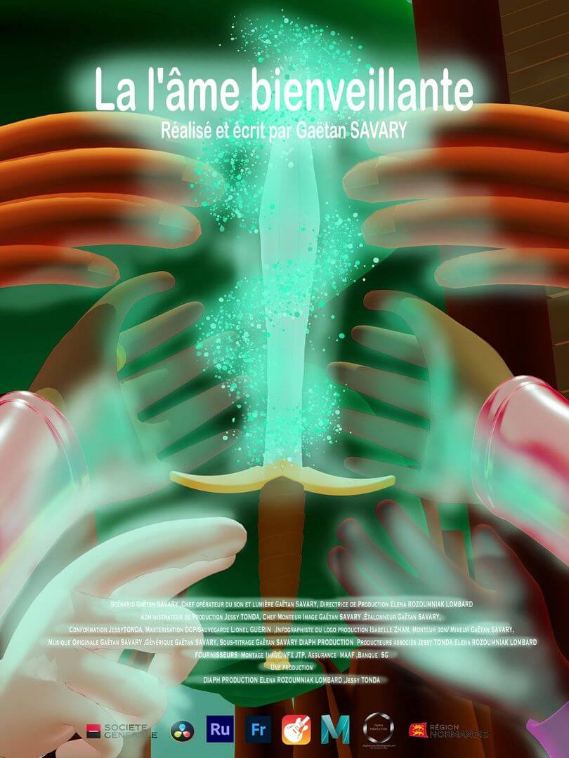 Affiche du court métrage L’âme bienveillante (2025) de Gaëtan Savary Affiche du court métrage L’âme bienveillante (2025) de Gaëtan Savary. Voir L’âme bienveillante en streaming / torrent sur meilleurs-films.fr