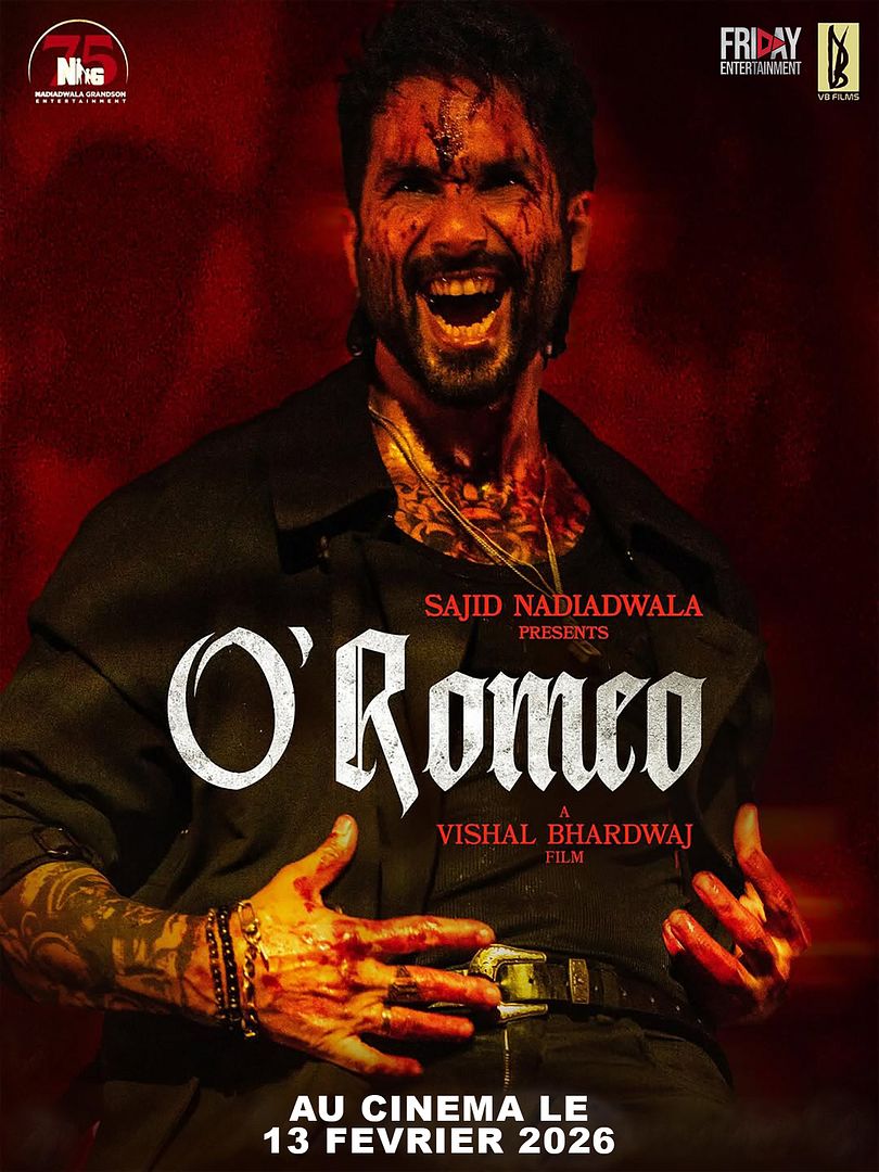 Affiche du film O' Romeo (2026) de Vishal Bhardwaj