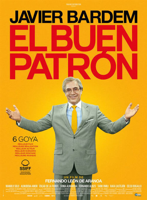 Affiche du film El Buen patrón (2022) de Fernando León de Aranoa Affiche du film El Buen patrón (2022) de Fernando León de Aranoa. Voir El Buen patrón en streaming / torrent sur meilleurs-films.fr