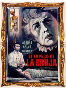Affiche du film El espejo de la bruja (1962) de Chano Urueta. Voir El espejo de la bruja en streaming / torrent sur meilleurs-films.fr