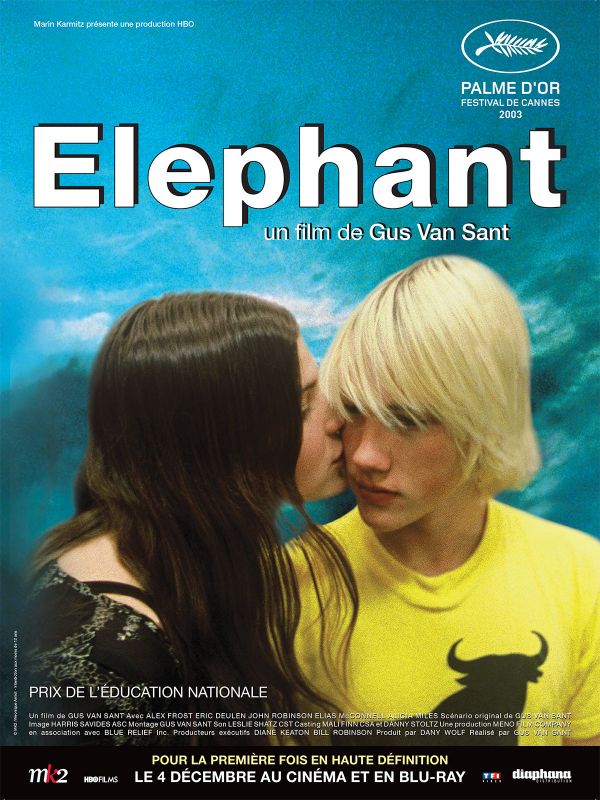 Affiche du film Elephant (2003) de Gus Van Sant Affiche du film Elephant (2003) de Gus Van Sant. Voir Elephant en streaming / torrent sur meilleurs-films.fr