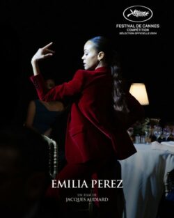 Affiche du film Emilia Perez (2023) de Jacques Audiard & Thomas Bidegain.