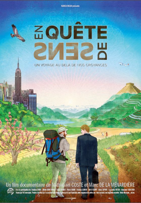 Affiche du film En quête de sens (2014) de Marc de la Ménardière. Voir En quête de sens en streaming / torrent sur meilleurs-films.fr