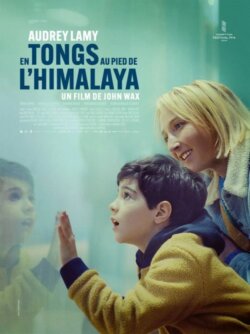 Affiche du film En tongs au pied de l’Himalaya (2024) de John Wax & Marie-Odile Weiss.