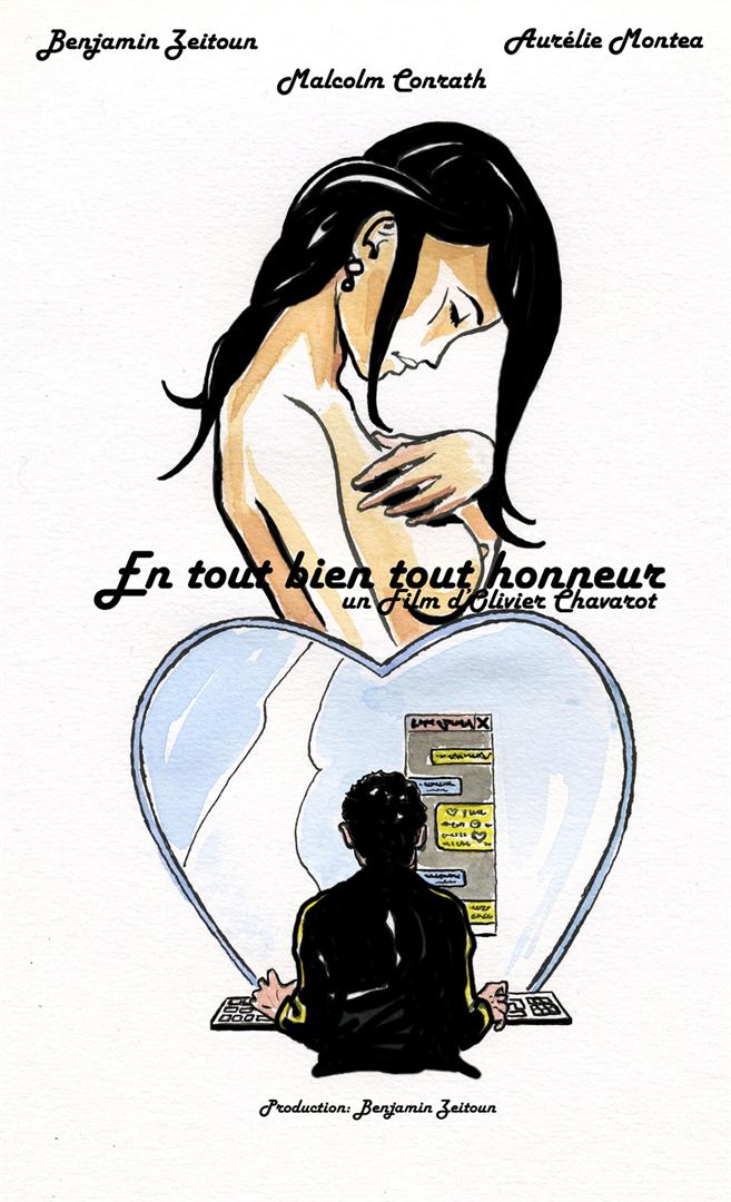 Affiche du court métrage En tout bien tout honneur (2018) de Olivier Chavarot. Voir En tout bien tout honneur en streaming / torrent sur meilleurs-films.fr