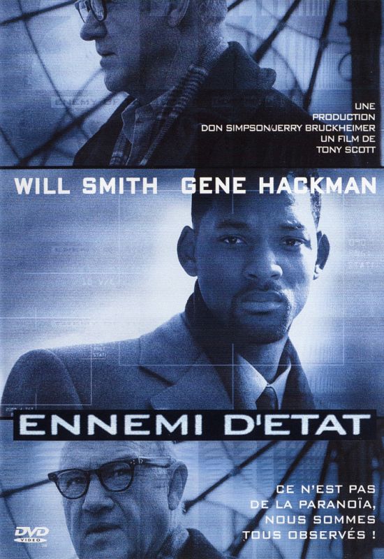 Affiche du film Ennemi d’Etat (1998) de Tony Scott Affiche du film Ennemi d’Etat (1998) de Tony Scott. Voir Ennemi d’Etat en streaming / torrent sur meilleurs-films.fr