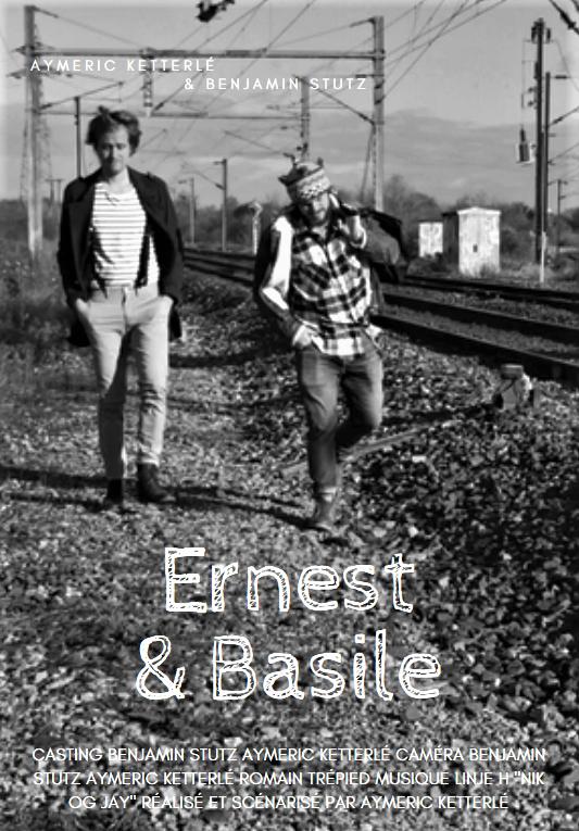 Affiche du court métrage Ernest & Basile (2018) de Aymeric Ketterlé. Voir Ernest & Basile en streaming / torrent sur meilleurs-films.fr