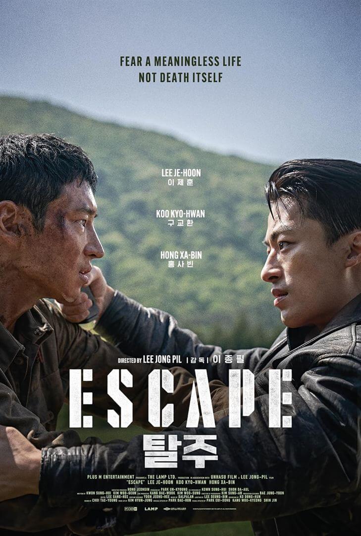 Affiche du film Escape (2024) de Jong-pil Lee Affiche du film Escape (2024) de Jong-pil Lee. Voir Escape en streaming / torrent sur meilleurs-films.fr