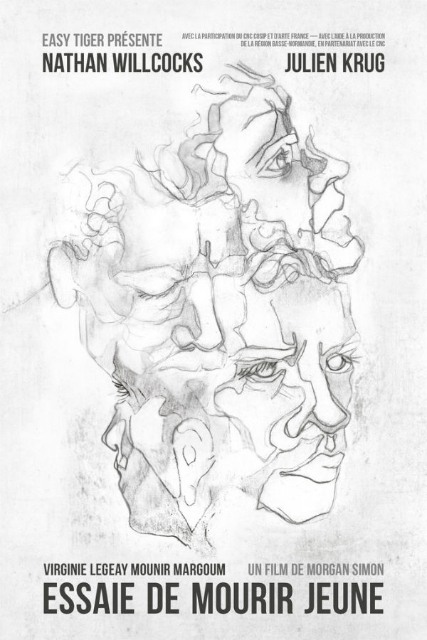 Affiche du court métrage Essaie de mourir jeune () de Morgan Simon. Voir Essaie de mourir jeune en streaming / torrent sur meilleurs-films.fr