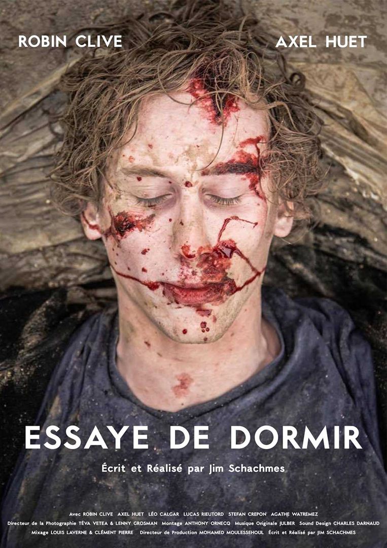 Affiche du court métrage Essaye de Dormir (2015) de Jim Schachmes. Voir Essaye de Dormir en streaming / torrent sur meilleurs-films.fr