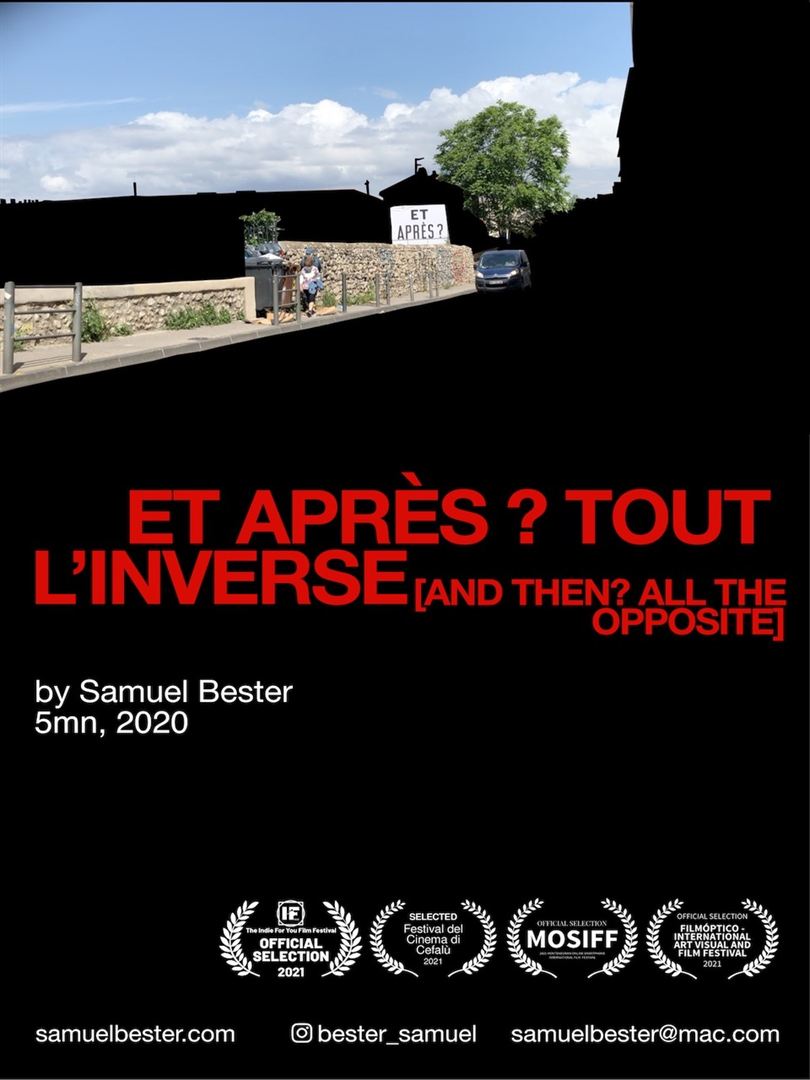 Affiche du court métrage Et après ? Tout l’inverse (2020) de Samuel Bester Affiche du court métrage Et après ? Tout l’inverse (2020) de Samuel Bester. Voir Et après ? Tout l’inverse en streaming / torrent sur meilleurs-films.fr