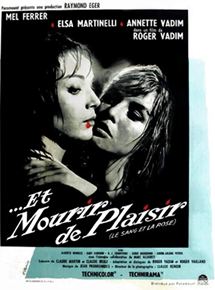 Affiche du film Et Mourir De Plaisir (1960) de Roger Vadim. Voir Et Mourir De Plaisir en streaming / torrent sur meilleurs-films.fr