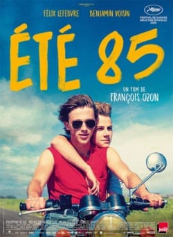 Affiche du film Eté 85 (2020) de François Ozon.
