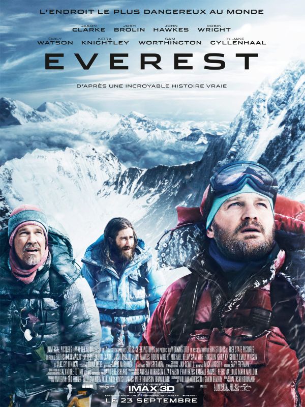 Affiche du film Everest (2015) de Baltasar Kormákur Affiche du film Everest (2015) de Baltasar Kormákur. Voir Everest en streaming / torrent sur meilleurs-films.fr