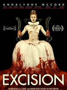 Affiche du film Excision (2012) de Richard Bates Jr.. Voir Excision en streaming / torrent sur meilleurs-films.fr