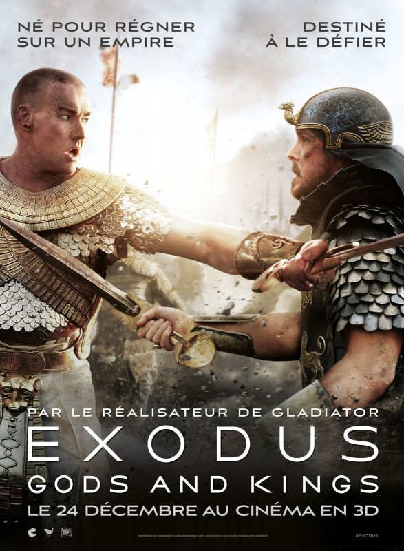 Affiche du film Exodus: Gods And Kings (2014) de Ridley Scott Affiche du film Exodus: Gods And Kings (2014) de Ridley Scott. Voir Exodus: Gods And Kings en streaming / torrent sur meilleurs-films.fr