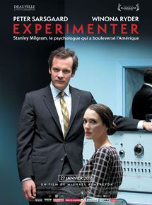 Affiche du film Experimenter (2015) de Michael Almereyda. Voir Experimenter en streaming / torrent sur meilleurs-films.fr