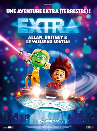 Affiche du film Extra : Allan, Britney et le vaisseau spatial (2022) de Amalie Næsby Fick. Voir Extra : Allan, Britney et le vaisseau spatial en streaming / torrent sur meilleurs-films.fr