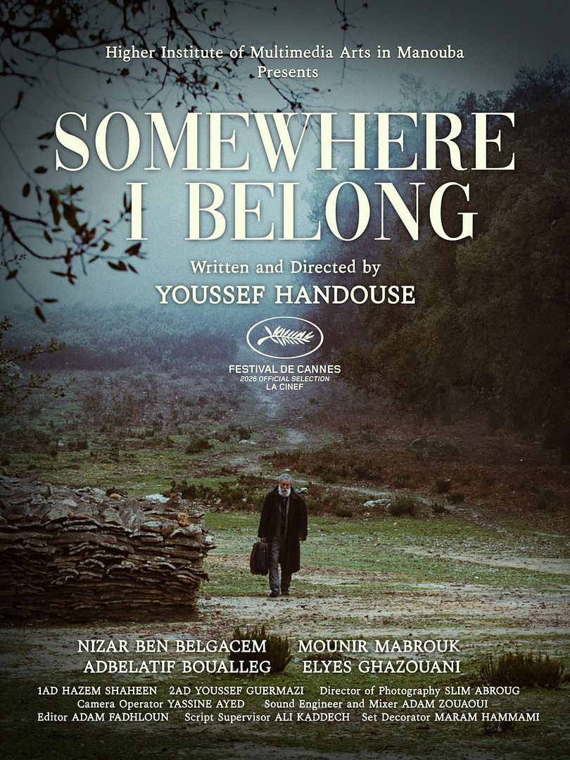 Affiche du court métrage Somewhere I Belong (2026) de Youssef Handouse Affiche du court métrage Somewhere I Belong (2026) de Youssef Handouse. Voir Somewhere I Belong en streaming / torrent sur meilleurs-films.fr