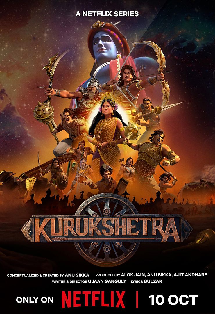 Affiche de la série Kurukshetra : La guerre du Mahabharata (2025) de Affiche de la série Kurukshetra : La guerre du Mahabharata (2025) de . Voir Kurukshetra : La guerre du Mahabharata en streaming / torrent sur meilleurs-films.fr