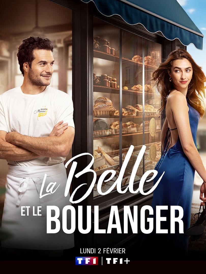 Affiche de la série La belle et le boulanger (2026) de Caroline Franc. Voir La belle et le boulanger en streaming / torrent sur meilleurs-films.fr