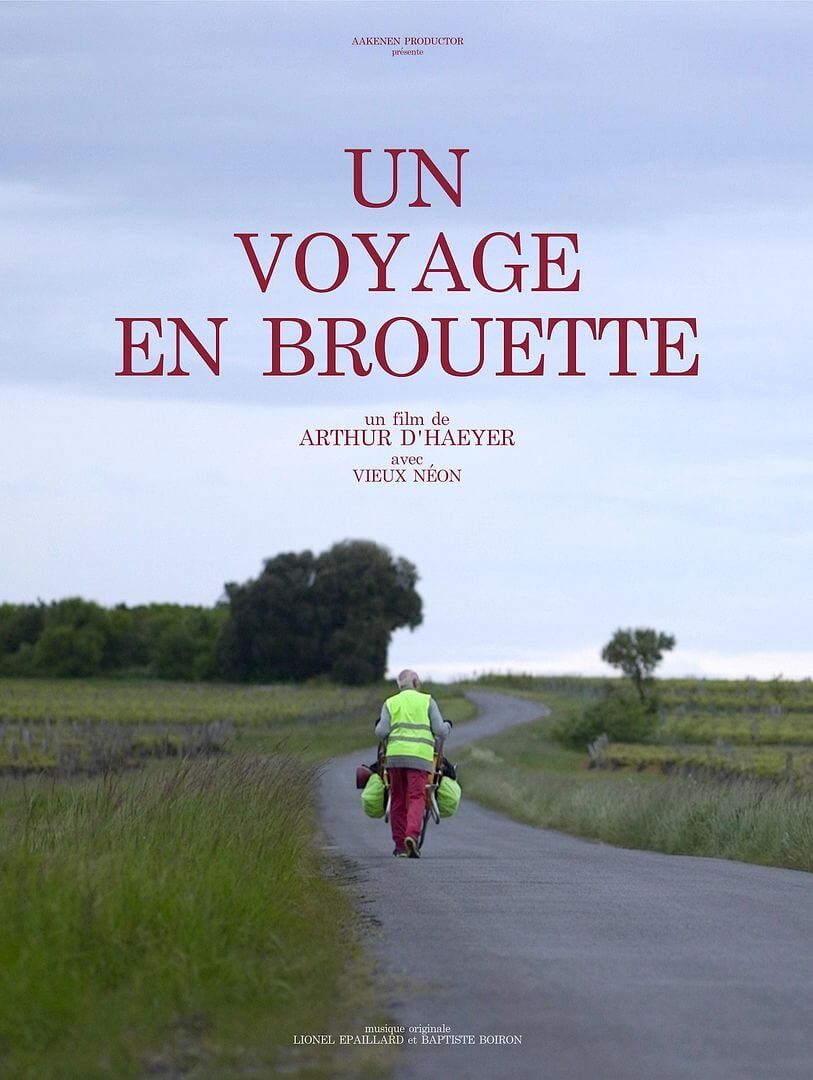 Affiche du film Un Voyage en Brouette (2025) de Arthur D'haeyer. Voir Un Voyage en Brouette en streaming / torrent sur meilleurs-films.fr