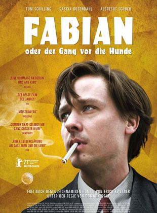 Affiche du film Fabian (2022) de Dominik Graf. Voir Fabian en streaming / torrent sur meilleurs-films.fr