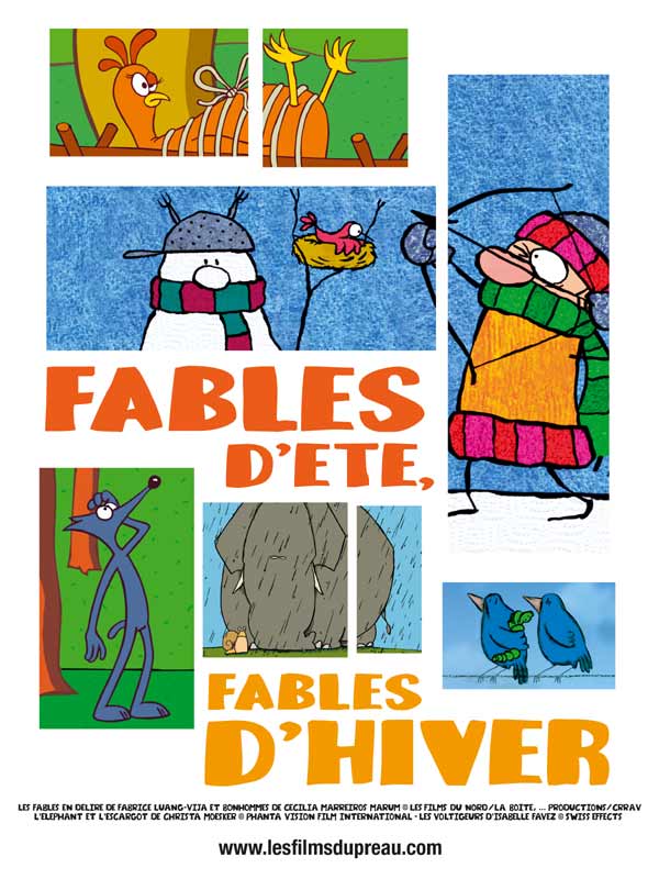 Affiche du court métrage Fables d’été, fables d’hiver (2003) de Cécilia Marreiros Marum. Voir Fables d’été, fables d’hiver en streaming / torrent sur meilleurs-films.fr